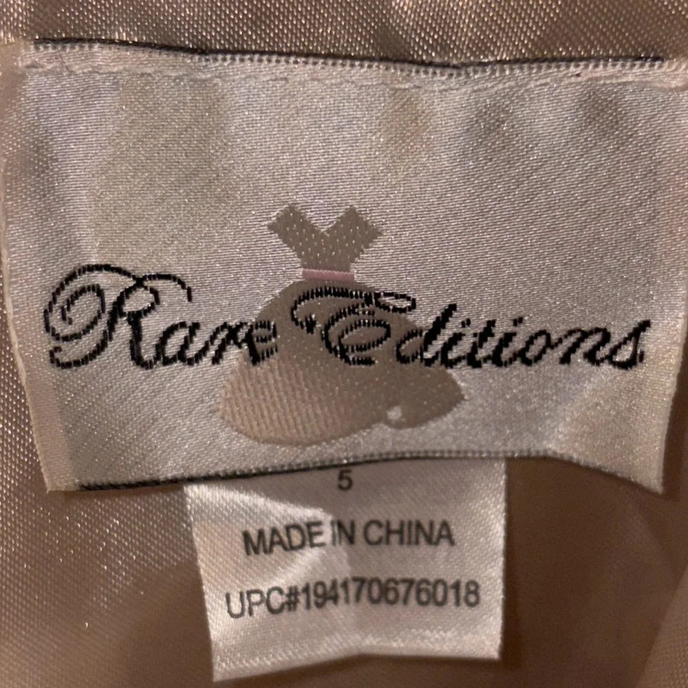 Rare Editions Soft Faux Fur Jacket Size 5 Off White/Cream - Picture 8 of 9